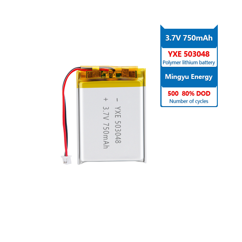 3.7 V Li-ion Battery 503048-750mah